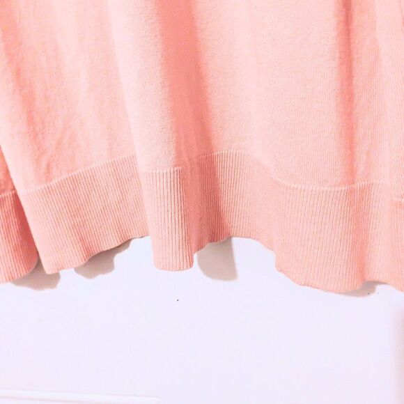 Halogen Cardigan Sweater Womens Lightweight Long Whimsical Bell Sleeves Pink L - Picture 10 of 14